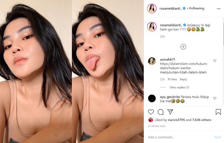 Ikutan Bilang Anjay, Rosa Meldianti Ramai Diejek Pansos