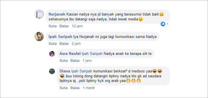 Postingan Facebook