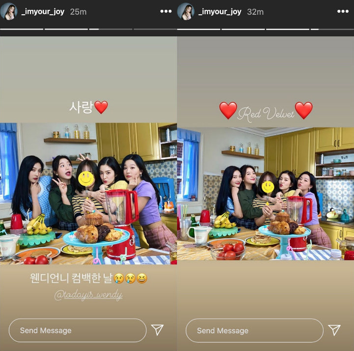 Red Velvet Rayakan Kembalinya Wendy dengan Pamer Momen Berlima, Tuai Reaksi Gemas Sampai Haru