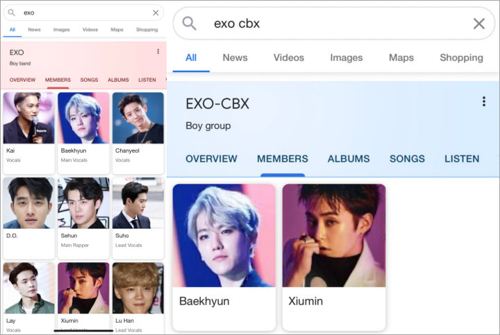 Google Hapus Chen dari Daftar Member EXO, Fans Lakukan Ini