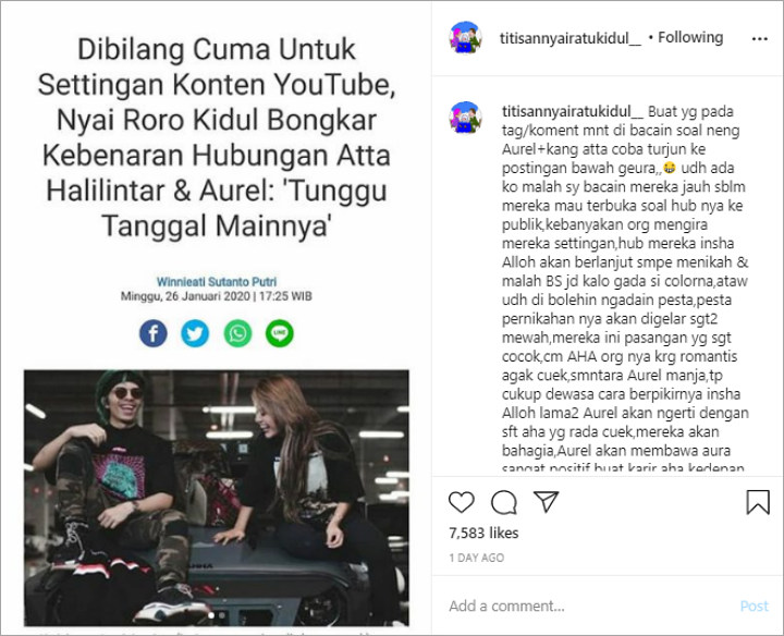 Kelanjutan Aurel-Atta