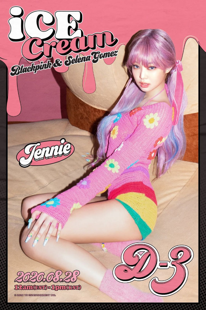 Jennie BLACKPINK Tampil Imut dan Seksi di Teaser \'Ice Cream\', Tuai Pujian Selangit