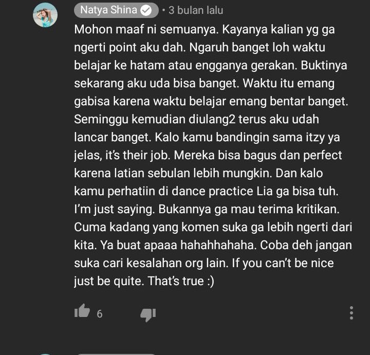 Natya Shina Bandingkan Tariannya dengan Lia ITZY
