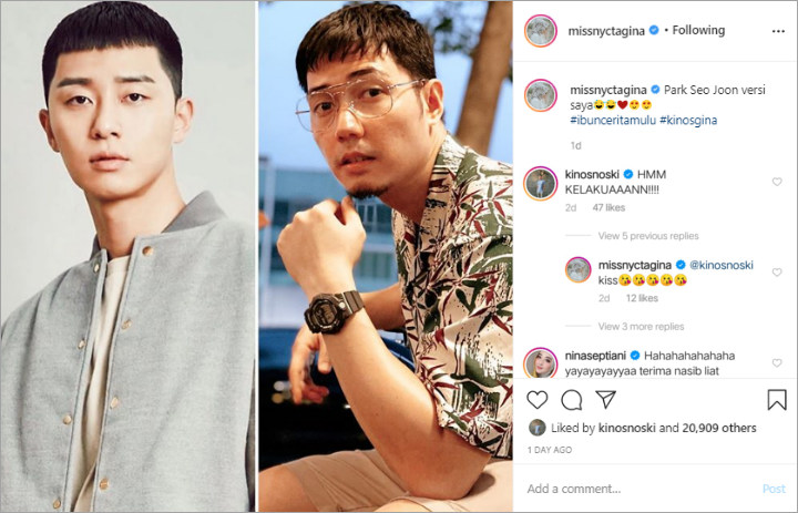 Nycta Gina Ngotot Sebut Suaminya Mirip Park Seo Joon, Rizky Kinos Langsung Protes Kenapa?