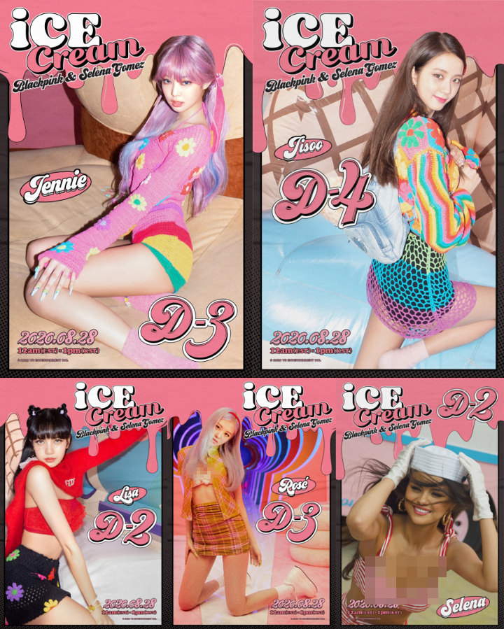 Dandanan BLACKPINK di Teaser \'Ice Cream\' Dipuji Sempurna, Siapa Paling Oke?