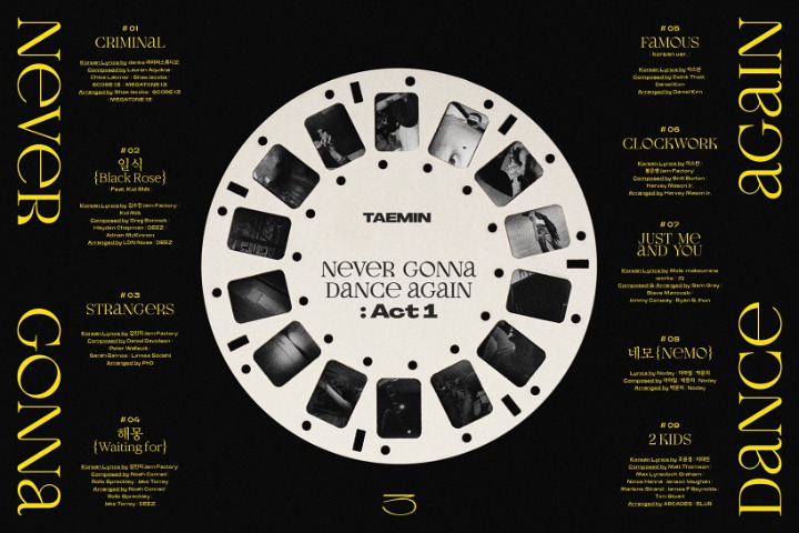 Taemin Ungkap Tracklist Untuk Album Ketiganya \'Never Gonna Dance Again: Act 1\'