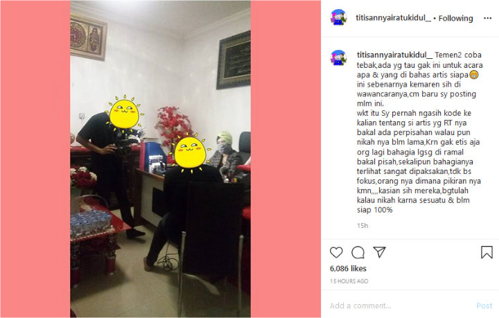 Ramalan Soal Pernikahan Artis