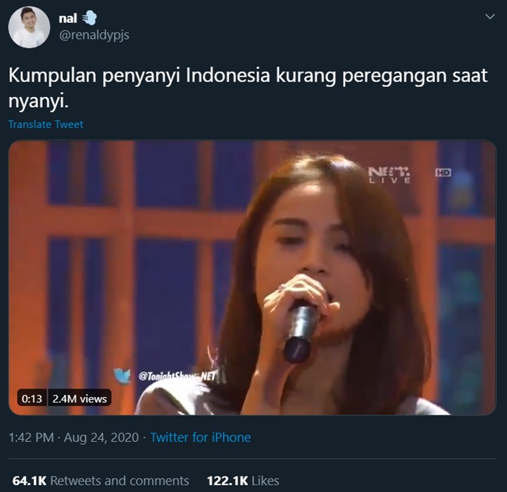 Julian Jacob Minta Netizen Hargai Usaha Penyanyi Tampil Live