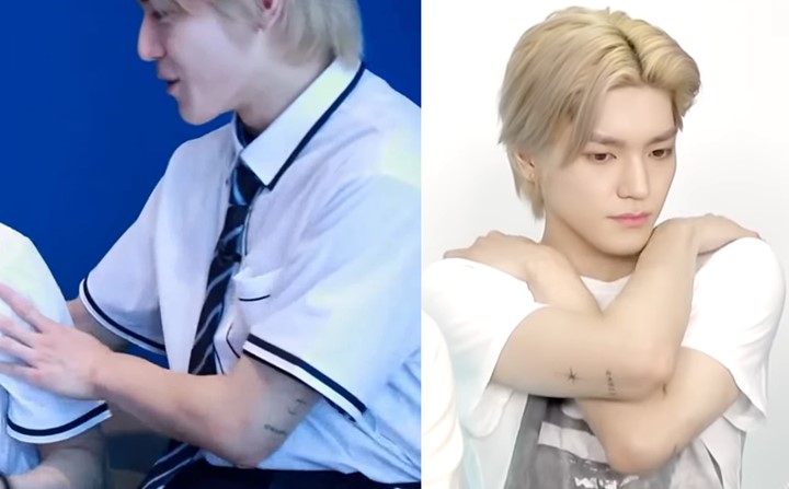 Taeyong NCT Diam-Diam Punya Tato Baru, Seperti Ini Bentuknya