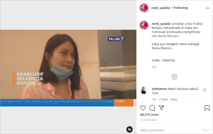 Lidya Pratiwi Ditemui Awak Media