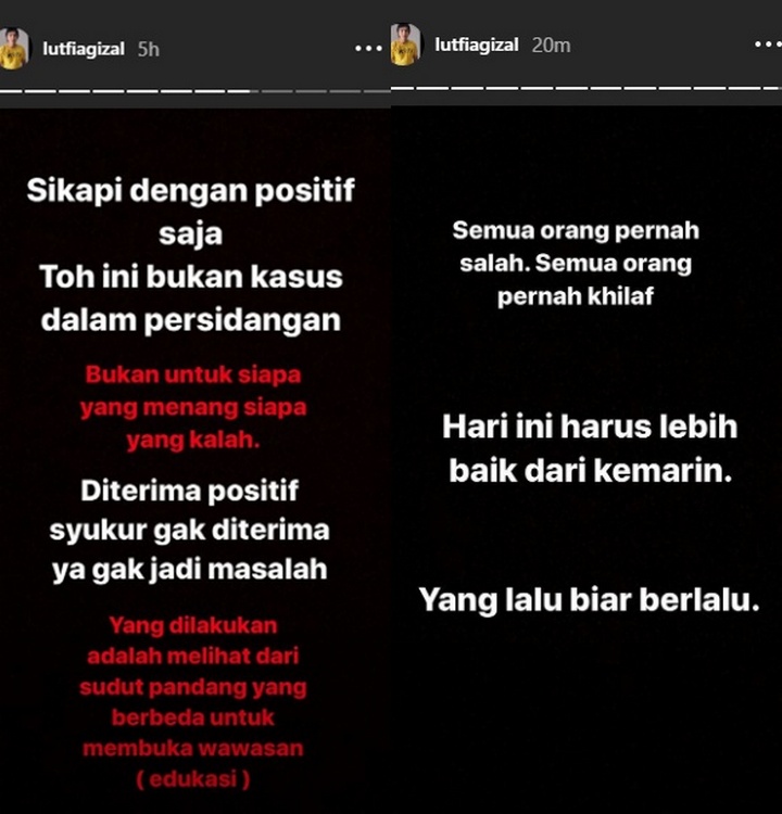 Rizky Billar VS Lutfi Agizal