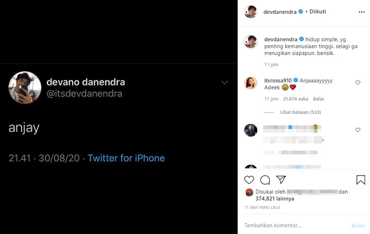 Devano Danendra Ikut Komentari Kata Anjay, Tolak Lutfi Agizal Jadi Kakak Ipar