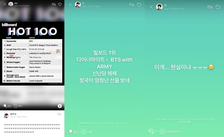 BTS Menangis Haru Tak Percaya Cetak Sejarah di Billboard 1