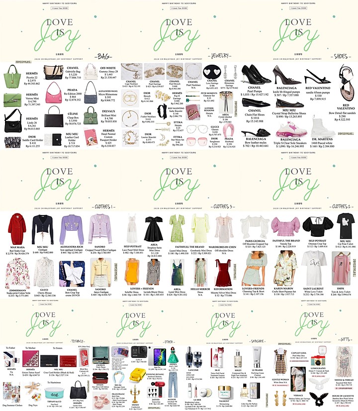 Fans Siapkan Segudang Kado Ultah untuk Joy Red Velvet, Total Harganya Bikin Melongo