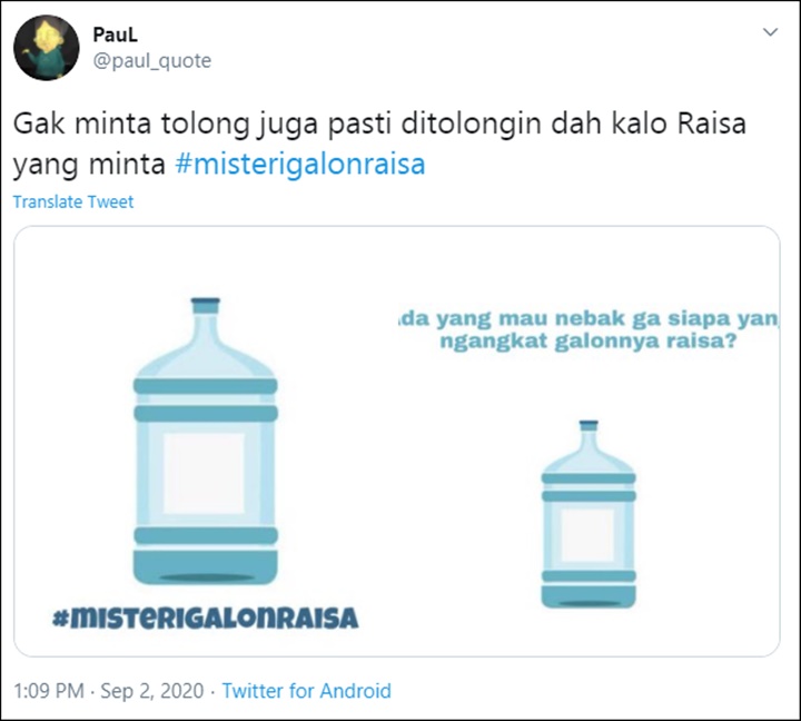 Kicauan Raisa