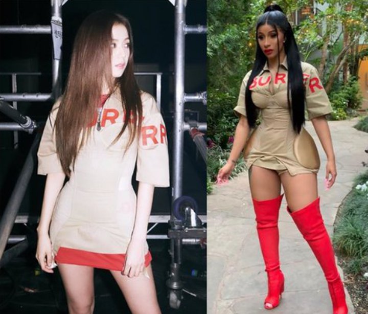Baju Jisoo Kembaran Dengan Cardi B