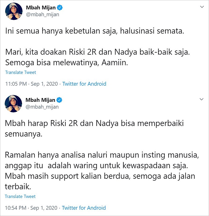 Kicauan Mbah Mijan
