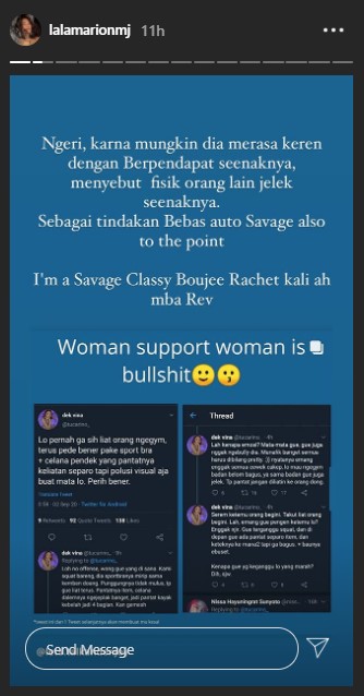 Marion Jola Balas Menohok Cuitan Revina VT Soal Polusi Visual