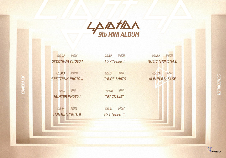 UP10TION Kejutkan Fans Umumkan Segera Comeback Dengan Rilis Teaser Scheduler