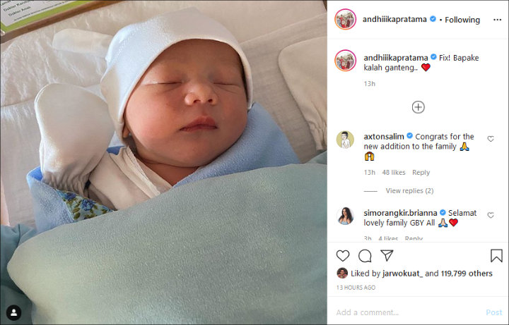 Pamer Wajah Bule Sang Putra, Andhika Pratama Ngaku Insecure Kalah Ganteng