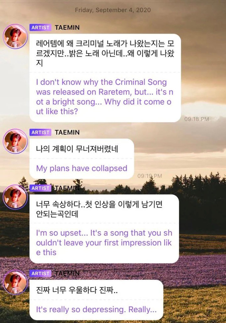 Taemin SHINee Terang-Terangan Sebut SM Rusak Rencananya Soal Aktivitas Solo