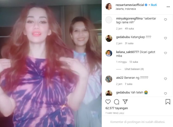 Video Reza Artamevia Asyik Joget Sebelum Ditangkap Ramai Disorot