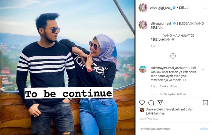 Ely Sugigi Pamer Foto Mesra dan Minta Didoakan yang Terbaik, Pacar Baru?