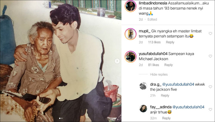 Pernah Tampan, Foto Masa Muda Limbad Dipuji Mirip Michael Jackson Hingga Oppa-oppa Korea