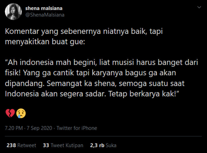 Cuitan Shena Malsiana \'X-Factor\' Soal Komentar Berniat Baik yang Bikin Sakit Hati Curi Perhatian