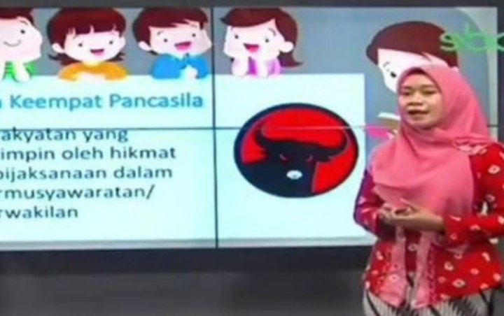 Bikin Heboh, Logo Kepala Banteng PDIP Muncul di Program TV 'GURUku' Surabaya