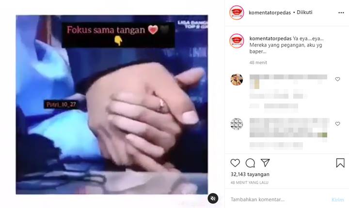 Kepergok Pegangan Tangan, Lesti Andryani dan Rizky Billar Malah Dituding Settingan
