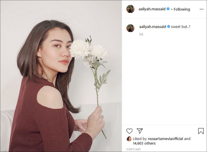 Reza Artamevia Ajukan Rehabilitasi, Aaliyah Massaid Kini Tutup Kolom Komentar Instagram