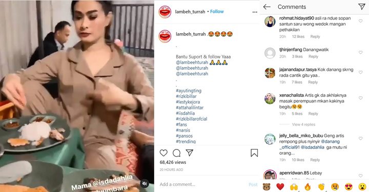 Iis Dahlia Dihujat Tak Sopan Usai Makan Sambil Angkat Kaki, Penampilan Danang Diejek Makin Ngondek