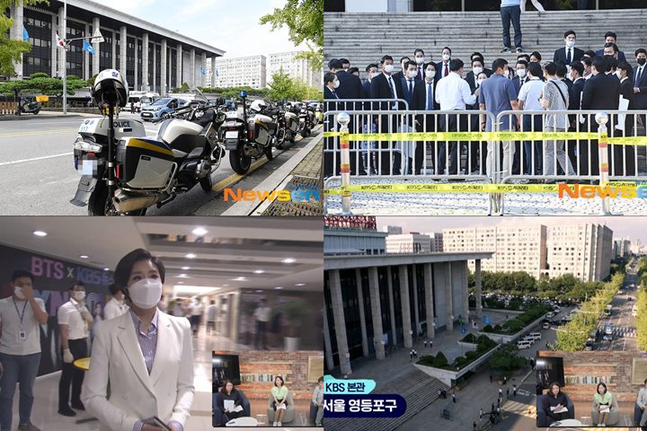 Gedung KBS Dijaga Ketat Polisi, BTS Disambut Bak Tamu Kehormatan Negara 1