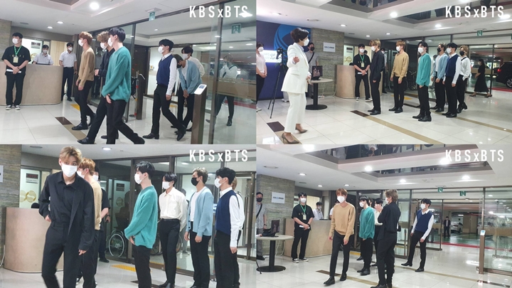 Gedung KBS Dijaga Ketat Polisi, Ini yang Dilakukan BTS Saat Baru Tiba 2