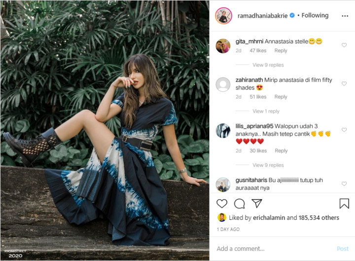 Nia Ramadhani Disebut Mirip Artis Film Dewasa Gara-gara Pose Seksi Pamer Paha dan Rambut Berponi