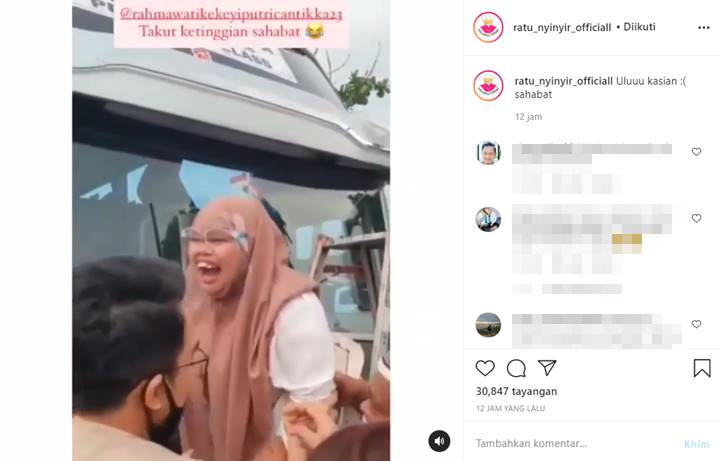 Rahmawati Kekeyi Tuai Reaksi Sinis Gara-gara Nangis Histeris Takut Ketinggian