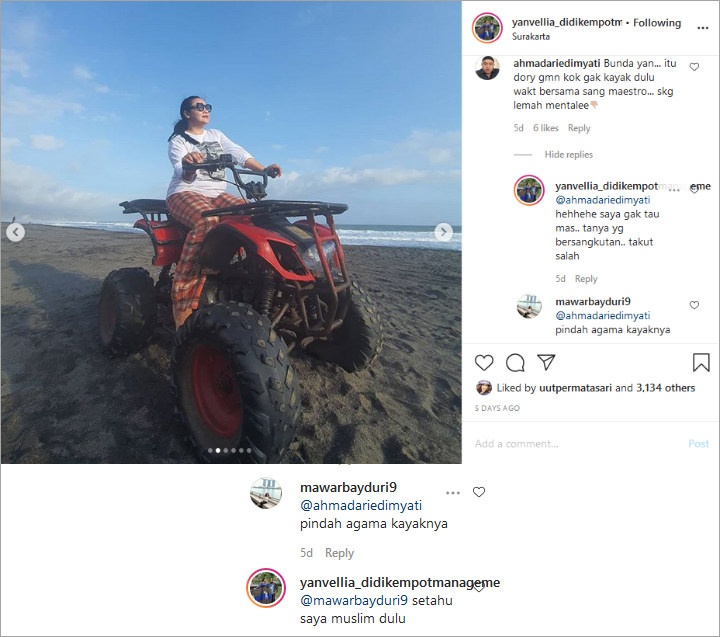 Akun Istri Didi Kempot