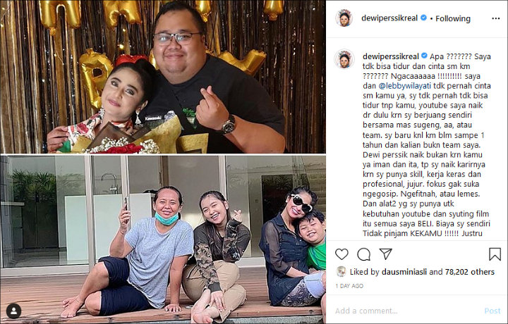 Dewi Persik Ngamuk Difitnah Cinta Mati ke Pria Ini, Merasa Nama Baik Tercemar
