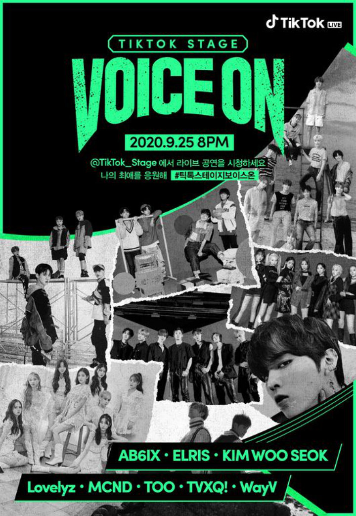 Photo-INFODimeriahkan TVXQ Hingga WayV, Konser Online \'TikTok Stage Voice On\' Ungkapkan Tanggal Digelarnya