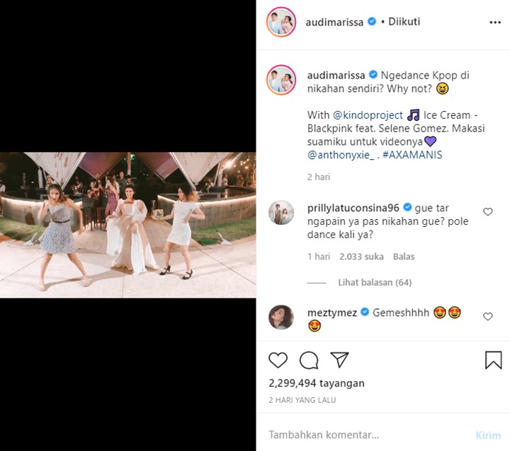Terinspirasi dari Audi Marissa, Prilly Latuconsina Ingin Tampilkan Pole Dance di Pernikahannya