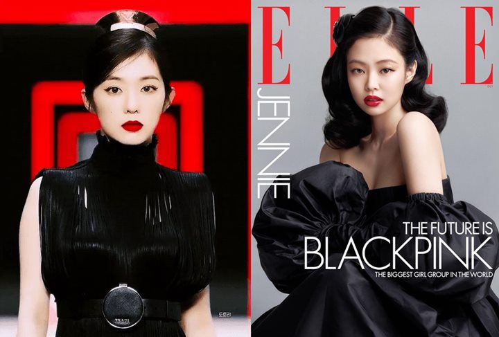 Visual Jennie BLACKPINK dan Irene Red Velvet di Pemotretan Baru Diadu, Sama-Sama Cetar?