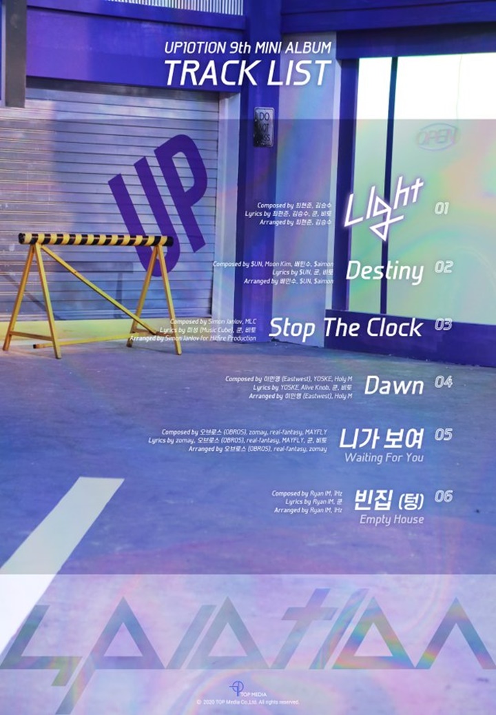 UP10TION Rilis Tracklist Untuk Mini Abum Comeback \'Light Up\', Bakal Berisi 6 Lagu Baru