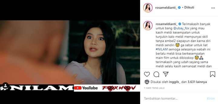 Main Film, Rosa Meldianti Tuai Dukungan Karena \'Dilarang\' Jadi Penyanyi