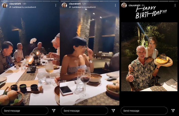 Ayah Bule Cinta Laura Ultah ke-70, Wajah Tetap Tampan Bak Artis Hollywood Bikin Takjub