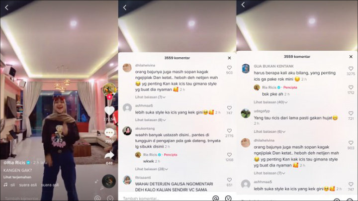 Dihujat Karena Tak Lagi Pakai Gamis, Ria Ricis Malah Mau Coba Pakai Rok Mini