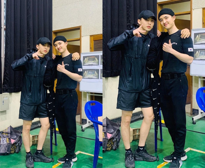 Foto Baru Beredar, Perubahan Fisik D.O. dan Xiumin EXO Sejak Wamil Jadi Sorotan