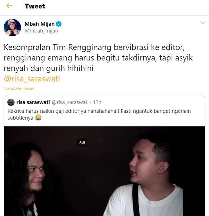 Kolab dengan Mbah Mijan, Risa Saraswati Temukan Typo Fatal
