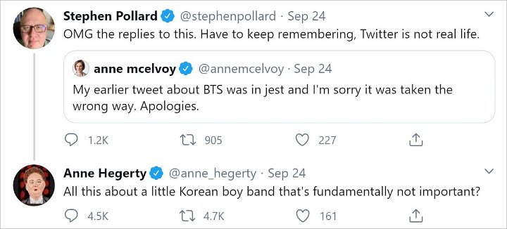 BTS Dihina \'Boyband Kecil Tak Penting\' oleh Bintang TV Inggris 2