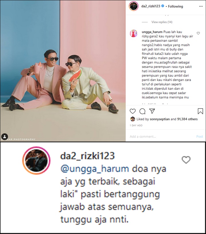Reaksi Rizki